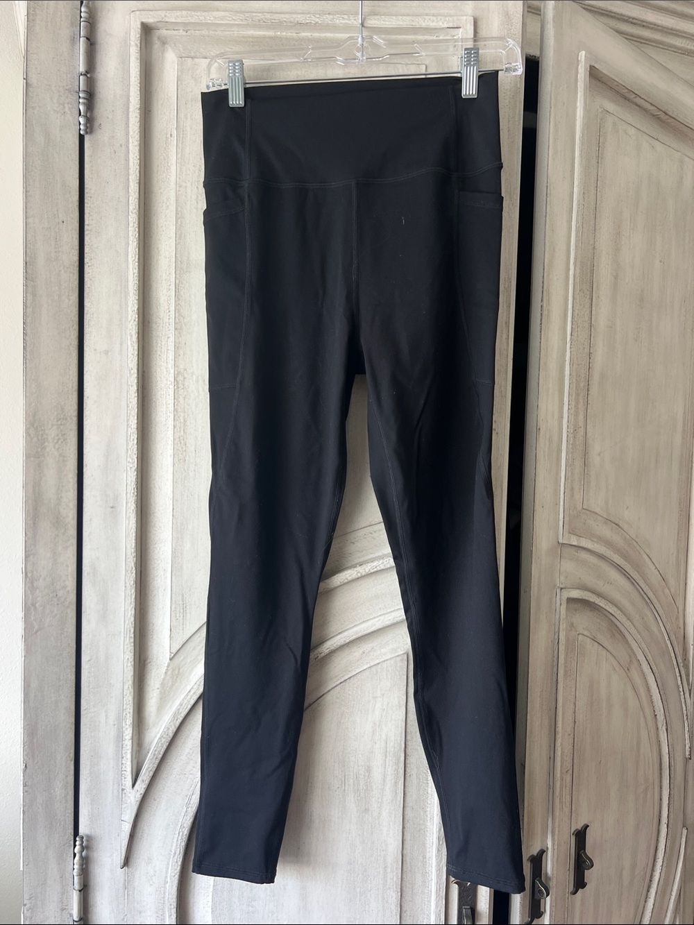 Z Supply Black High-Waist Pocket Leggings